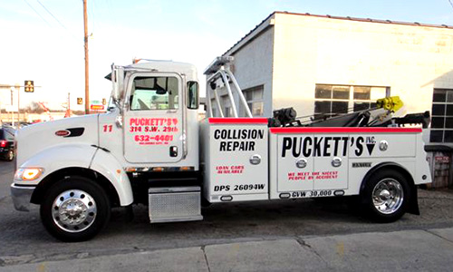 Towing Service Oklahoma City, OK | Puckett's Inc.